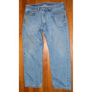 Levi’s 505 Jeans Men’s Size 36x29 Blue Denim Straight Leg Classic